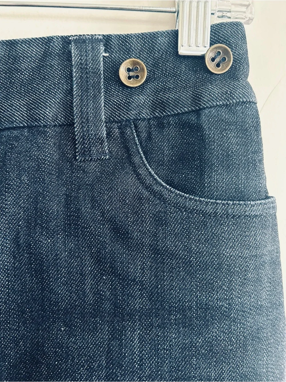 J. Crew Dark Blue Denim Pencil Skirt